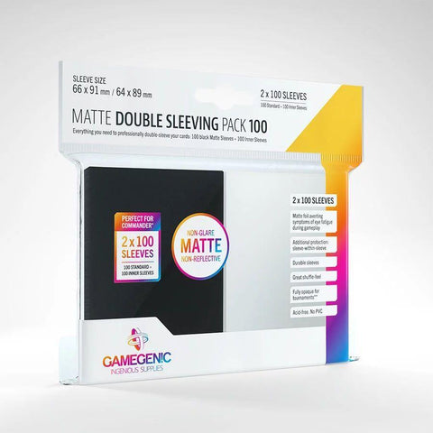 Gamegenic - Prime Standard-Size Matte Double Sleeving Pack
