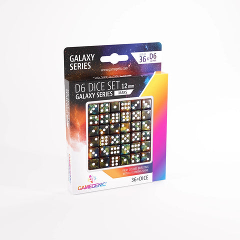 Gamegenic - D6 Dice Set (36x) 12mm - Galaxy: Mars