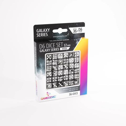Gamegenic - D6 Dice Set (36x) 12mm - Galaxy: Moon