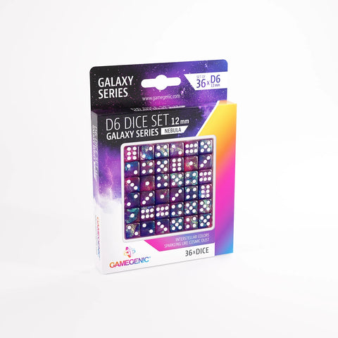 Gamegenic - D6 Dice Set (36x) 12mm - Galaxy: Nebula