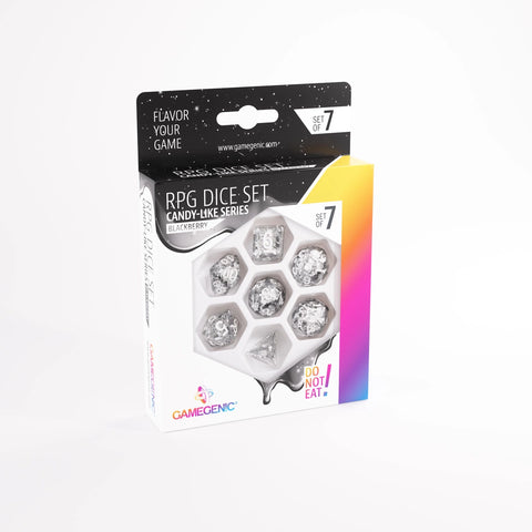 Gamegenic - RPG Dice Set (Set of 7) - Candy-Like: Blackberry