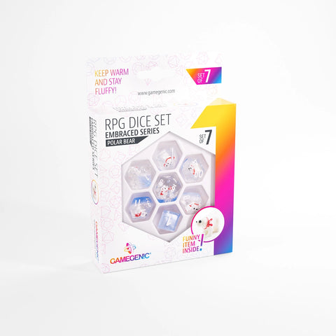 Gamegenic - RPG Dice Set (Set of 7) - Embraced: Polar Bear