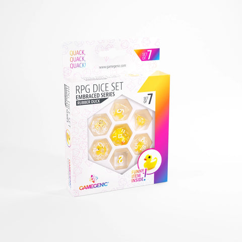Gamegenic - RPG Dice Set (Set of 7) - Embraced: Rubber Duck