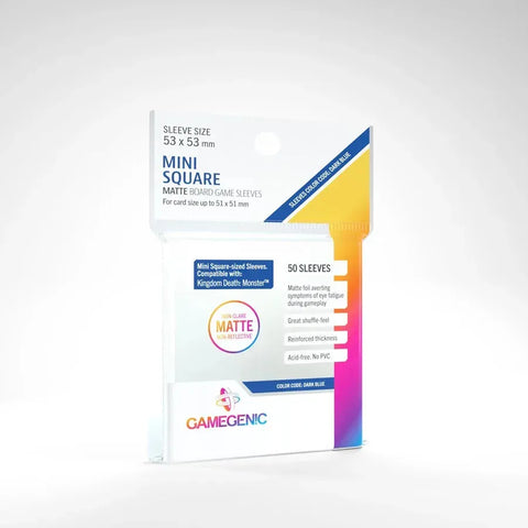 Gamegenic - Matte Board Game Sleeves: Mini Square 50pc (53 x 53mm)