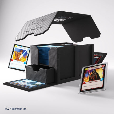 Gamegenic - Star Wars Unlimited Double Deck Pod Range: Black