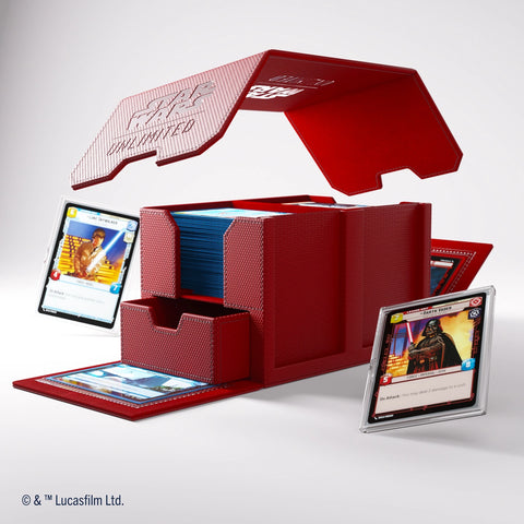 Gamegenic - Star Wars Unlimited Double Deck Pod Range: Red