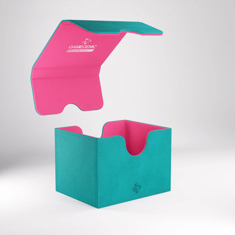 Gamegenic - Sidekick XL 100+ Convertible Deck Box Range: Teal/Pink