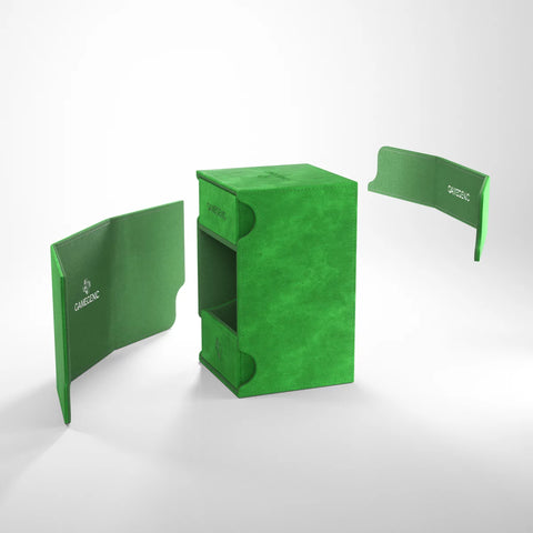 Gamegenic - Watchtower 100+ XL Convertible Deck Box Range: Green