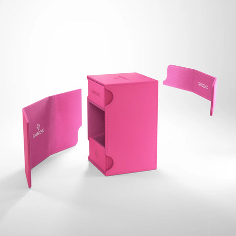 Gamegenic - Watchtower 100+ XL Convertible Deck Box Range: Pink