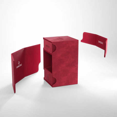 Gamegenic - Watchtower 100+ XL Convertible Deck Box Range: Red
