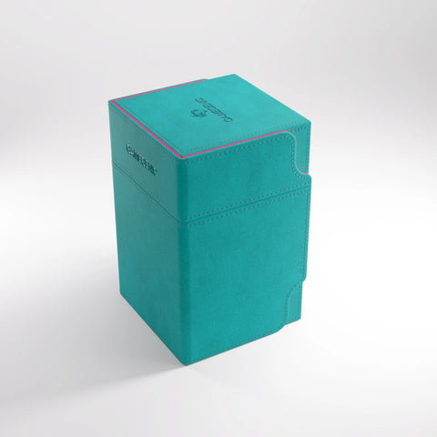 Gamegenic - Watchtower 100+ XL Convertible Deck Box Range: Teal/Pink