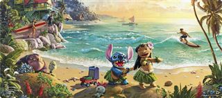 Impact Merch - XXL Gaming Mat: Thomas Kinkade - Lilo & Stitch