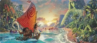Impact Merch - XXL Gaming Mat: Thomas Kinkade - Moana