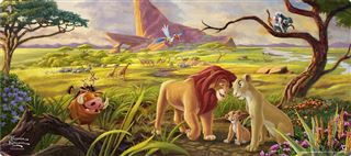 Impact Merch - XXL Gaming Mat: Thomas Kinkade - Lion King