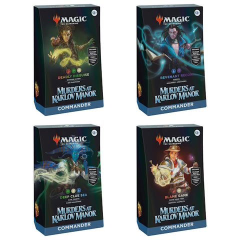 Magic Murders at Karlov Manor Commander Decks