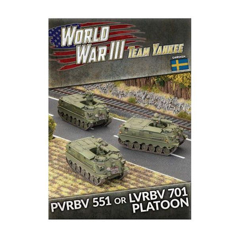 Team Yankee - Swedish: Pvrbv 551 or Lvrbv 701 Platoon (x3)