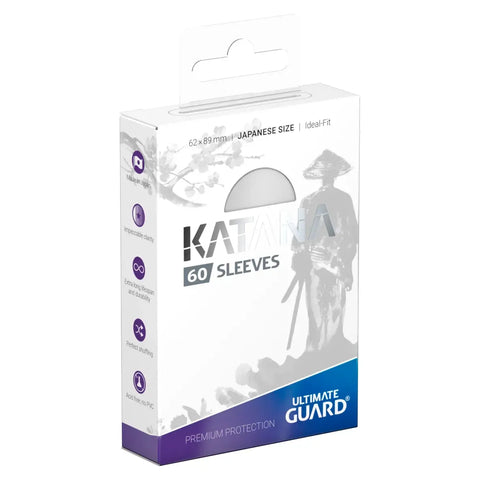 Ultimate Guard - Japanese Size Sleeves: Katana - White
