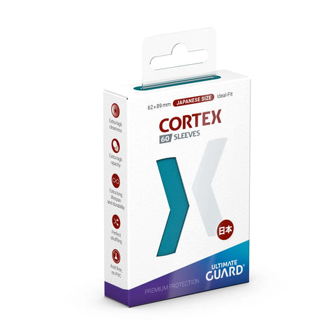Ultimate Guard - Japanese Size Sleeves: Cortex - Petrol