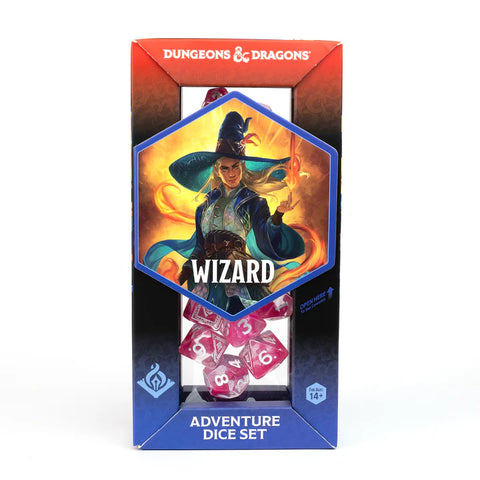 Sirius Dice - D&D Adventure Dice - Wizard - Fuchsia