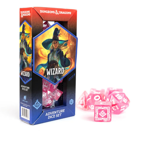 Sirius Dice - D&D Adventure Dice - Wizard - Fuchsia