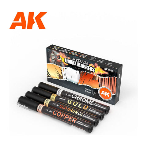 AK Interractive Metallic Liquid Marker Set