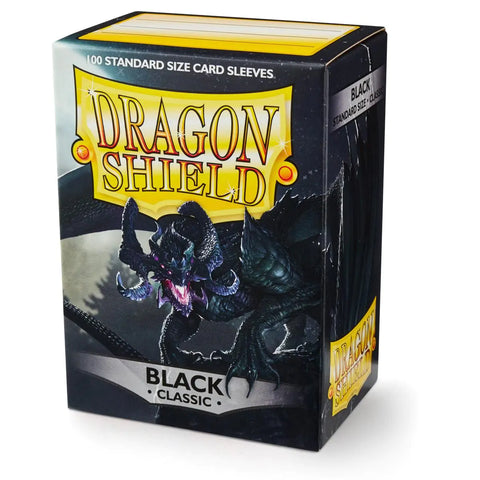 Dragon Shield - Standard Size Sleeves: Classic - Black