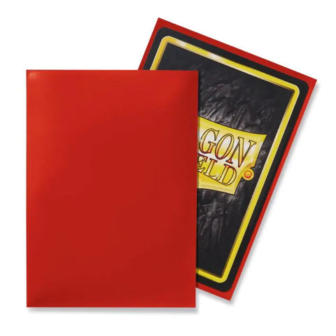 Dragon Shield - Standard Size Sleeves: Classic - Crimson