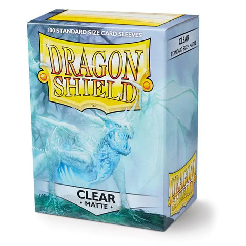 Dragon Shield - Standard Size Sleeves: Matte - Clear