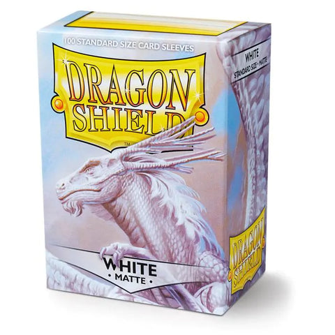 Dragon Shield - Standard Size Sleeves: Matte - White