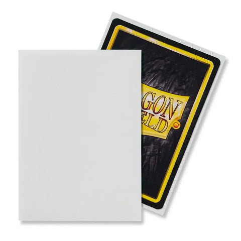 Dragon Shield - Standard Size Sleeves: Matte - White