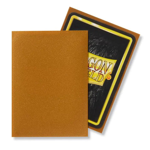 Dragon Shield - Standard Size Sleeves: Matte - Gold