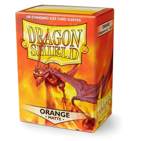 Dragon Shield - Standard Size Sleeves: Matte - Orange