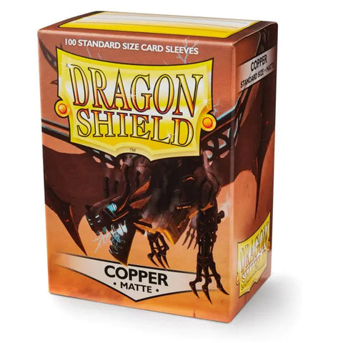 Dragon Shield - Standard Size Sleeves: Matte - Copper