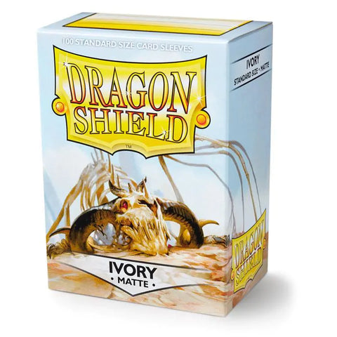 Dragon Shield - Standard Size Sleeves: Matte - Ivory