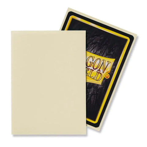 Dragon Shield - Standard Size Sleeves: Matte - Ivory