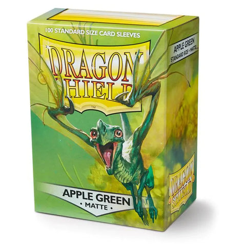 Dragon Shield - Standard Size Sleeves: Matte - Apple Green