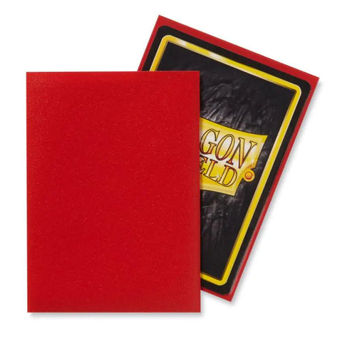Dragon Shield - Standard Size Sleeves: Matte - Crimson