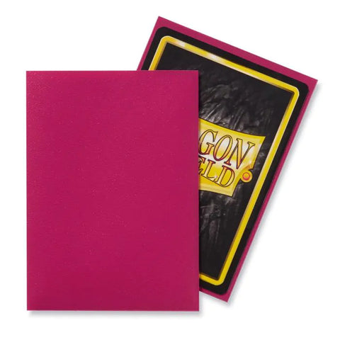 Dragon Shield - Standard Size Sleeves: Matte - Magenta
