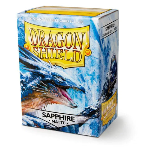Dragon Shield - Standard Size Sleeves: Matte - Sapphire