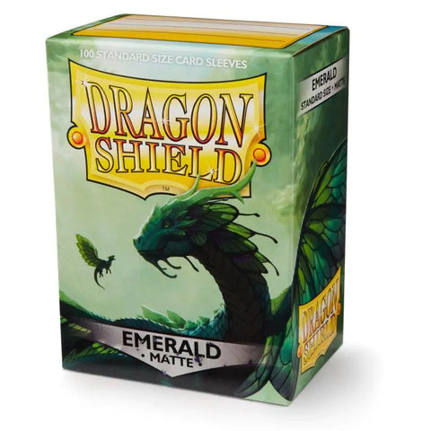 Dragon Shield - Standard Size Sleeves: Matte - Emerald