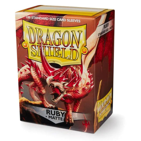 Dragon Shield - Standard Size Sleeves: Matte - Ruby