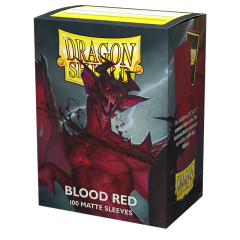 Dragon Shield - Standard Size Sleeves: Matte - Blood Red