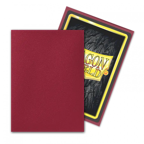 Dragon Shield - Standard Size Sleeves: Matte - Blood Red