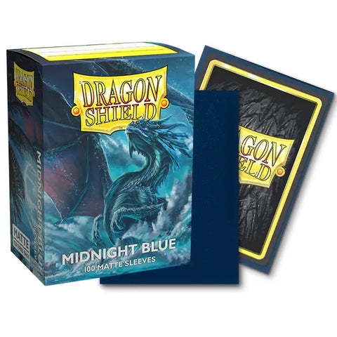 Dragon Shield - Standard Size Sleeves: Matte - Midnight Blue