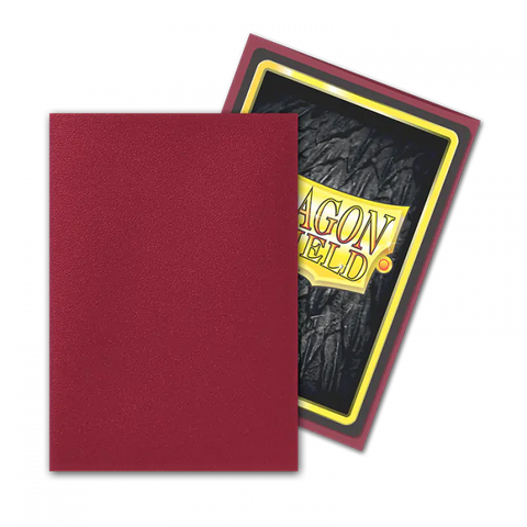 Dragon Shield - Japanese Size Sleeves: Matte - Blood Red