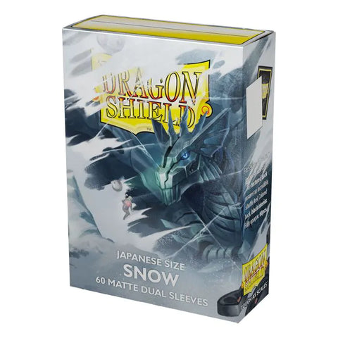 Dragon Shield - Japanese Size Sleeves: Matte Dual - Snow