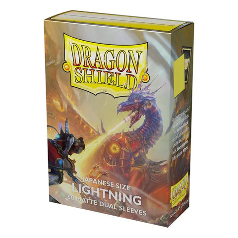 Dragon Shield - Japanese Size Sleeves: Matte Dual - Lightning