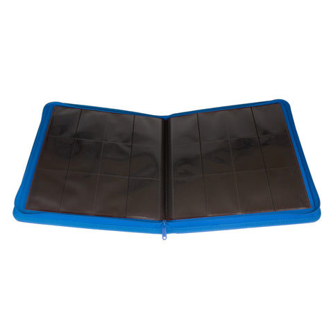 Palms Off Gaming - Collectors Series 12 Pocket Zip Trading Card Binder: Blue