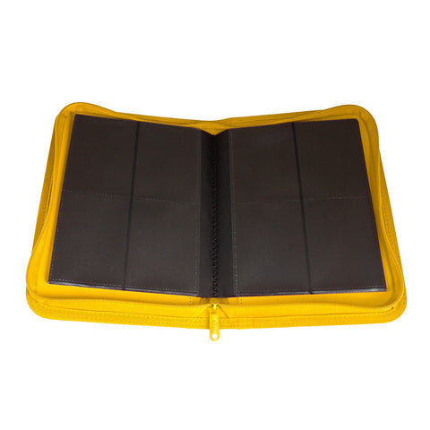 Palms Off Gaming - Collector's Series Zip Binder: 4 Pocket - Yellow