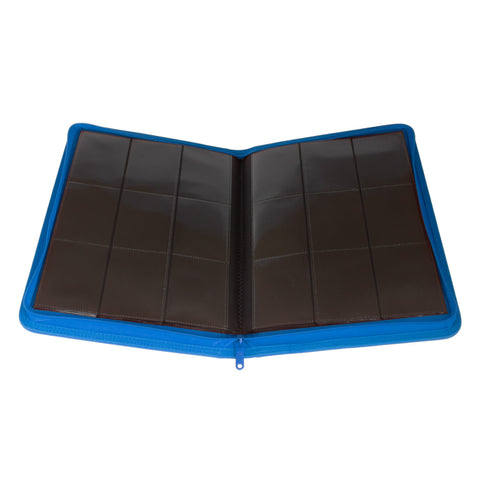 Palms Off Gaming - Collectors Series 9 Pocket Zip Trading Card Binder: Blue